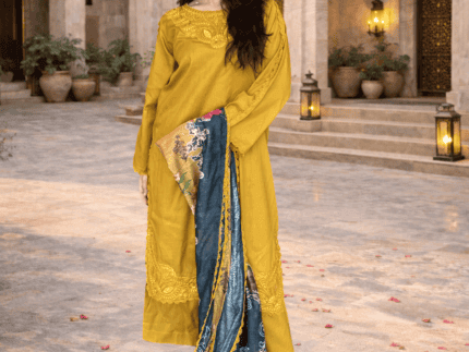 Mustard Bloom kurta set
