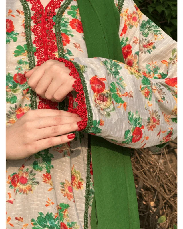 Gulshan 3 Piece Suit Libaas e Laila